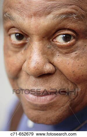 Stock Photo - African American senior man. Fotosearch