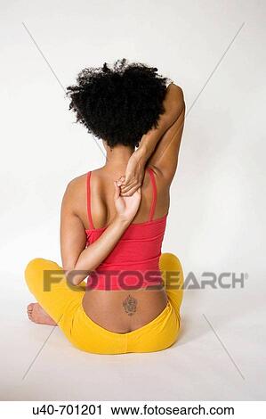 African American woman doing Yoga View Large Photo Image Stock Image - African American woman doing Yoga. Fotosearch