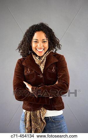 African-American woman smiling View Large Photo Image Picture - African-American woman smiling. Fotosearch