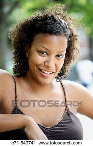Stock Image - African-American woman. Fotosearch