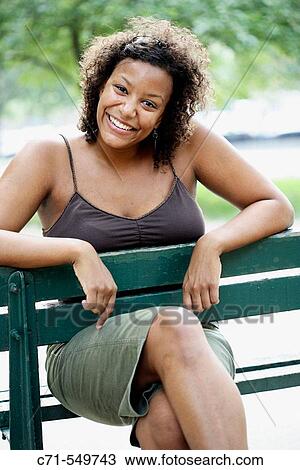 Stock Image - African-American woman. Fotosearch