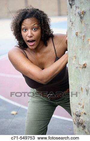 Stock Image - African-American woman. Fotosearch
