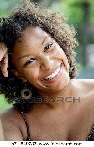 Stock Photo - African-American woman. Fotosearch