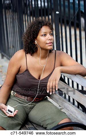 Stock Photograph - African-American woman. Fotosearch