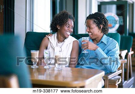 Afro-american couple View Large Photo Image Stock Photo - Afro-american couple. Fotosearch