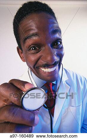 Afro-american doctor View Large Photo Image Stock Photo - Afro-american doctor. Fotosearch