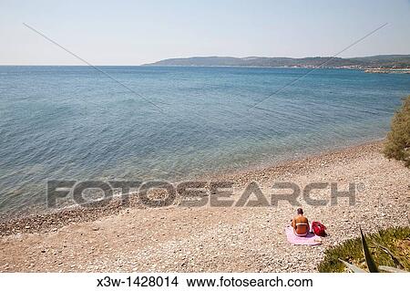 agia fotia, agia fotini beach, island of chios, north east aegean sea, greece, europe View Large Photo Image Picture - agia fotia, agia fotini beach, island of chios, north east aegean sea, greece, europe. Fotosearch