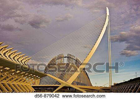 Agora and Assut d? or bridge, Ciudad de las Artes y las Ciencias, Valencia, Comunidad Valenciana, Spain View Large Photo Image Stock Image - Agora and Assut d? or bridge, Ciudad de las Artes y las Ciencias, Valencia, Comunidad Valenciana, Spain. Fotosearch