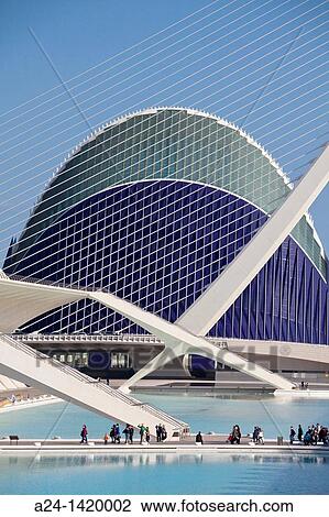 Agora building, City of Arts and Sciences built by Calatrava, Valencia, Comunidad Valenciana, Spain View Large Photo Image Stock Image - Agora building, City of Arts and Sciences built by Calatrava, Valencia, Comunidad Valenciana, Spain. Fotosearch