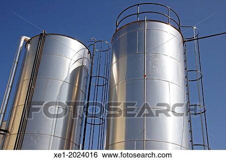 Agricultural silos, La Fuliola, Urgell, Catalonia, Spain View Large Photo Image Stock Photograph - Agricultural silos, La Fuliola, Urgell, Catalonia, Spain. Fotosearch
