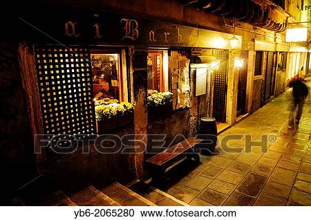 Ai Barbacani Restaurant, Venice, Italy. View Large Photo Image Stock Image - Ai Barbacani Restaurant, Venice, Italy.. Fotosearch