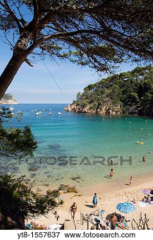 Stock Photo - Aigua Blava, Costa Brava, Catalonia, Spain. Fotosearch