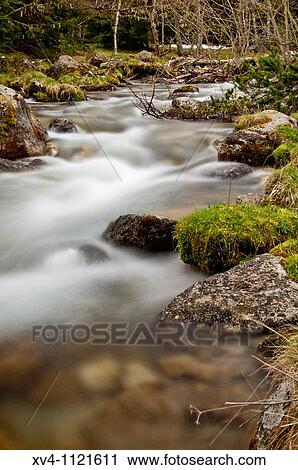 Stock Image - Aiguestortes i Sant Maurici National Park Pallars Sobira Lledia, Catalonia Spain. Fotosearch