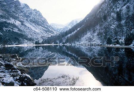 Stock Image - Aiguestortes National Park, Pyrenees Mountains. Lleida province, Spain. Fotosearch