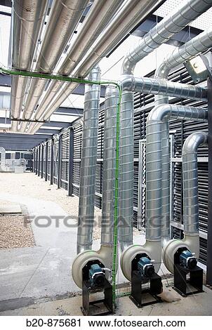 Air-conditioning industrial installation on roof of building, Donostia, San Sebastian, Gipuzkoa, Basque Country, Spain View Large Photo Image Stock Image - Air-conditioning industrial installation on roof of building, Donostia, San Sebastian, Gipuzkoa, Basque Country, Spain. Fotosearch