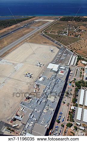 Airport Es Codolar, Ibiza, Balearic Islands, Spain View Large Photo Image Stock Photography - Airport Es Codolar, Ibiza, Balearic Islands, Spain. Fotosearch