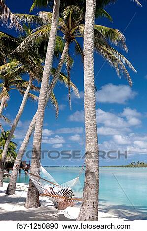 Stock Image - Aitutaki in The Cook Islands. Fotosearch