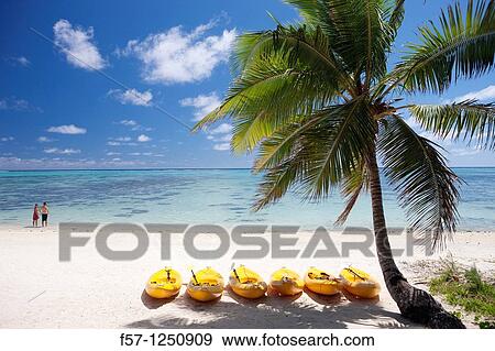 Stock Photo - Aitutaki in The Cook Islands. Fotosearch