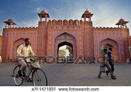 Ajmeri Gate Jaipur Rajasthan, India View Large Photo Image Stock Image - Ajmeri Gate Jaipur Rajasthan, India. Fotosearch