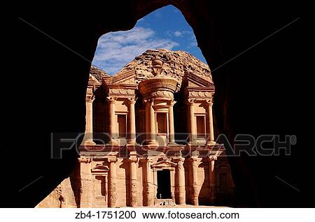 Al Deir Ad-Deir, the Monastery, Archaeological site, UNESCO World Heritage Site, Petra, Jordan, Middle East. View Large Photo Image Stock Image - Al Deir Ad-Deir, the Monastery, Archaeological site, UNESCO World Heritage Site, Petra, Jordan, Middle East.. Fotosearch