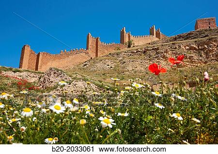 Albarracin. Teruel province. Aragon. Spain. View Large Photo Image Stock Image - Albarracin. Teruel province. Aragon. Spain.. Fotosearch