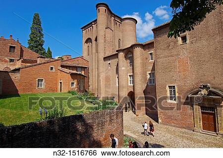 Albi, Palais de la Berbie, Toulouse Lautrec museum, Tarn, Midi-Pyrenees, France Europe. View Large Photo Image Stock Photograph - Albi, Palais de la Berbie, Toulouse Lautrec museum, Tarn, Midi-Pyrenees, France Europe.. Fotosearch