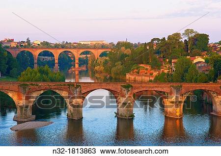 Albi, River Tarn, Old Bridge, Tarn, Midi-Pyrenees, France, Europe. View Large Photo Image Stock Image - Albi, River Tarn, Old Bridge, Tarn, Midi-Pyrenees, France, Europe.. Fotosearch