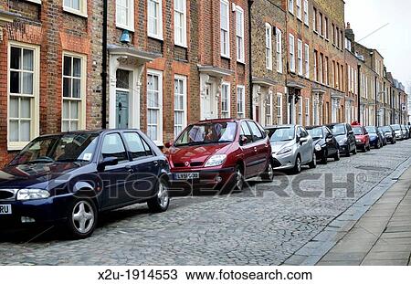 Stock Image - Albury Street, Deptford, South London, UK. Fotosearch
