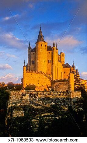 Alcazar, Segovia, Castilla-Leon, Spain. View Large Photo Image Stock Image - Alcazar, Segovia, Castilla-Leon, Spain.. Fotosearch