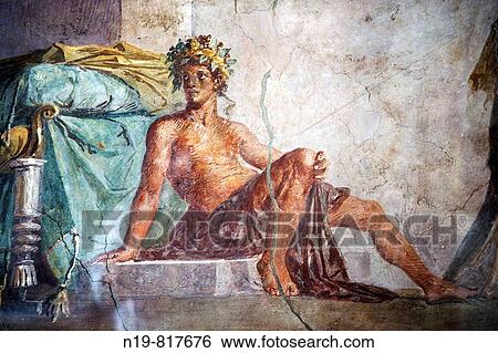 Stock Photograph - Aldobrandini Wedding (Roman fresco dating from the 1st century AD), Vatican museums, Rome, Italy. Fotosearch