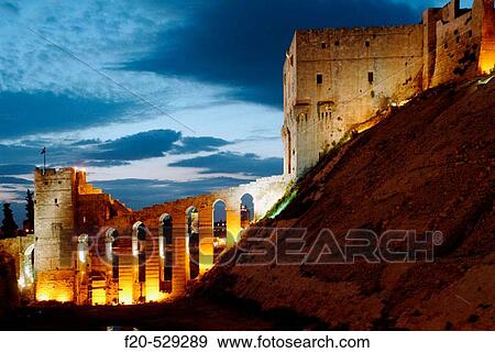 Stock Photo - Aleppo citadel, Syria. Fotosearch