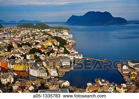 Alesund More og Romsdal, Norwegian fjords, Norway. View Large Photo Image Stock Image - Alesund More og Romsdal, Norwegian fjords, Norway.. Fotosearch