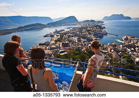 Alesund More og Romsdal, Norwegian fjords, Norway. View Large Photo Image Stock Image - Alesund More og Romsdal, Norwegian fjords, Norway.. Fotosearch