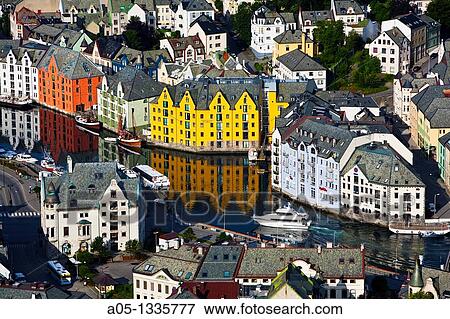 Alesund More og Romsdal, Norwegian fjords, Norway. View Large Photo Image Stock Photo - Alesund More og Romsdal, Norwegian fjords, Norway.. Fotosearch