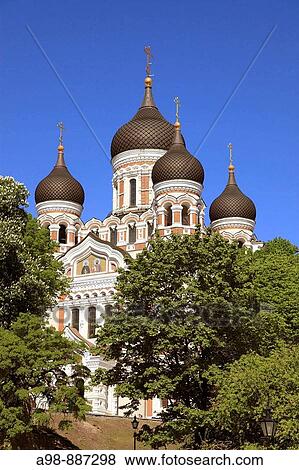 Alexander Nevski Cathedral Tallinn, Estonia, Baltic States, Northeast Europe. View Large Photo Image Stock Photo - Alexander Nevski Cathedral Tallinn, Estonia, Baltic States, Northeast Europe.. Fotosearch