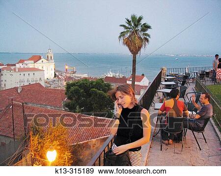 Alfama district. Lisbon. Portugal View Large Photo Image Stock Photo - Alfama district. Lisbon. Portugal. Fotosearch