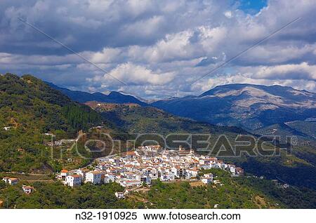 Algatoc? n Genal river valley, Ronda mountains, White villages, Pueblos Blancos, Serran? a de Ronda MBlaga province, Andalusia, Spain View Large Photo Image Stock Photography - Algatoc? n Genal river valley, Ronda mountains, White villages, Pueblos Blancos, Serran? a de Ronda MBlaga province, Andalusia, Spain. Fotosearch