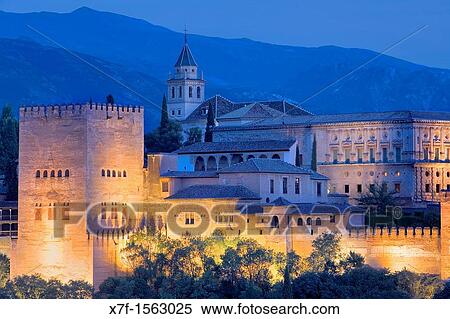Alhambra, Granada Andalusia, Spain View Large Photo Image Stock Photography - Alhambra, Granada Andalusia, Spain. Fotosearch