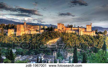 alhambra in granada. View Large Photo Image Stock Image - alhambra in granada.. Fotosearch
