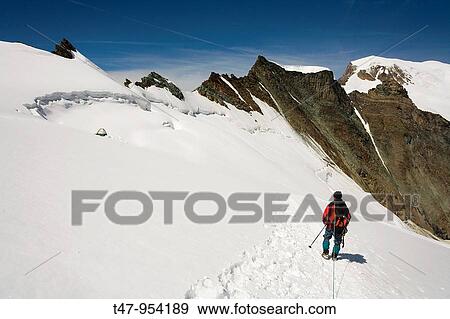 Allalinhorn near Saas Fee, Wallis, Switzerland View Large Photo Image Stock Photo - Allalinhorn near Saas Fee, Wallis, Switzerland. Fotosearch