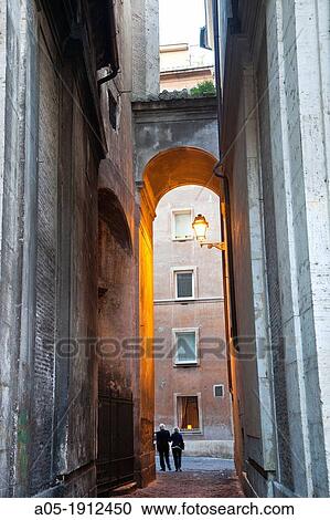 Alley around Navona Square, Rome, Lazio, Italy. View Large Photo Image Stock Image - Alley around Navona Square, Rome, Lazio, Italy.. Fotosearch
