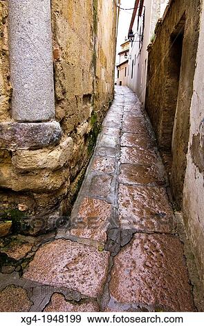 Stock Photo - Alleys in the Jewish Quarter - Cordoba - Andalucia - Spain - Europe.. Fotosearch