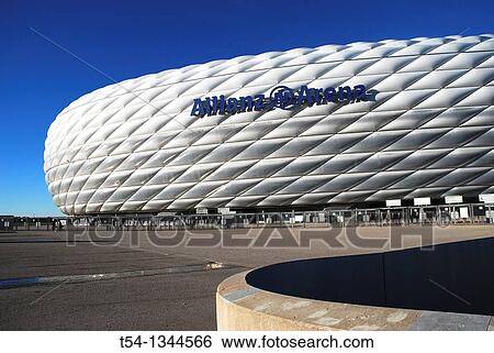 Allianz Arena, Munich View Large Photo Image Stock Photograph - Allianz Arena, Munich. Fotosearch