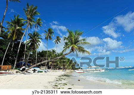 Alona beach at Panglao, Bohol island, Philippines, South East Asia. View Large Photo Image Stock Image - Alona beach at Panglao, Bohol island, Philippines, South East Asia.. Fotosearch