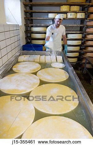 Stock Image - Alpine dairy. Ofterschwang. Allg? u. Bavaria. Germany. Fotosearch