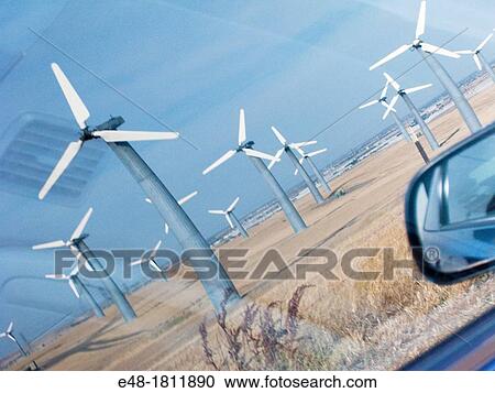ALTAMONT PASS WIND TURBINE POWER PLANT REFLECTED IN LEV AUTO WINDOW CALIFORNIA USA View Large Photo Image Stock Image - ALTAMONT PASS WIND TURBINE POWER PLANT REFLECTED IN LEV AUTO WINDOW CALIFORNIA USA. Fotosearch