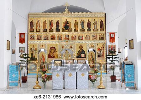 Altar area of the newly-built Russian Orthodox Cathedral in Havana's historic centre Old Havana, Cuba, West Indies, Central America. View Large Photo Image Stock Photograph - Altar area of the newly-built Russian Orthodox Cathedral in Havana's historic centre Old Havana, Cuba, West Indies, Central America.. Fotosearch