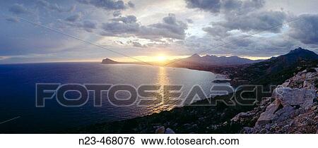 Altea coast. Benidorm. Alicante province. Spain. View Large Photo Image Stock Photograph - Altea coast. Benidorm. Alicante province. Spain.. Fotosearch