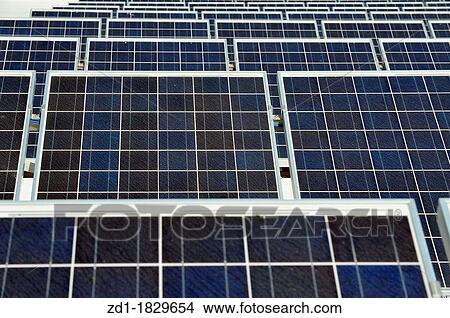Alternative energy solar panels on roof View Large Photo Image Picture - Alternative energy solar panels on roof. Fotosearch