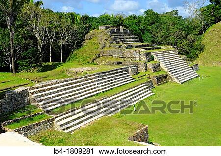 Altun Ha Mayan Ruins Belize City Central America View Large Photo Image Stock Image - Altun Ha Mayan Ruins Belize City Central America. Fotosearch